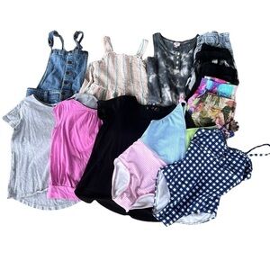 Back to School Bundle Cat & Jack Gap Art Class Old Navy Tops Shorts Rompers Med